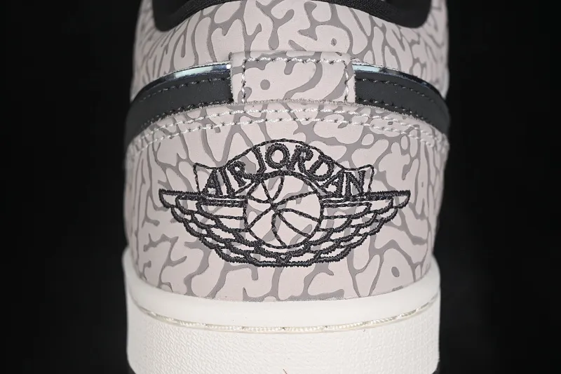 All categories Air Jordan Jordan series basketball shoes Air Jordan 1 Low G version pure original Air Jordan 1 Low AJ1 Joe 1 white gray burst pattern low-top retro cultural basketball shoes IU2268-100